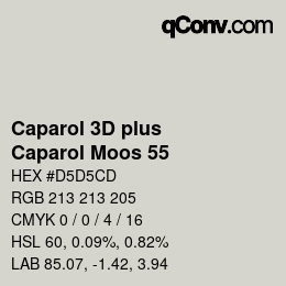 Color code: Caparol 3D plus - Caparol Moos 55 | qconv.com