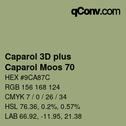 Código de color: Caparol 3D plus - Caparol Moos 70 | qconv.com