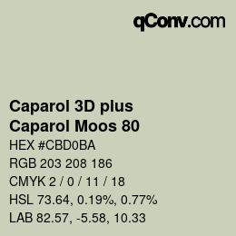 カラーコード: Caparol 3D plus - Caparol Moos 80 | qconv.com