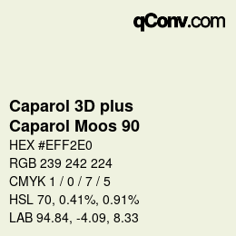 カラーコード: Caparol 3D plus - Caparol Moos 90 | qconv.com