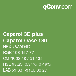 Farbcode: Caparol 3D plus - Caparol Oase 130 | qconv.com