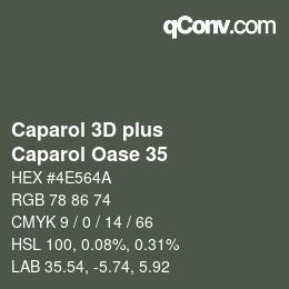 カラーコード: Caparol 3D plus - Caparol Oase 35 | qconv.com