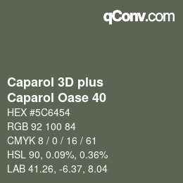 カラーコード: Caparol 3D plus - Caparol Oase 40 | qconv.com