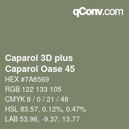 カラーコード: Caparol 3D plus - Caparol Oase 45 | qconv.com