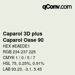 Código de color: Caparol 3D plus - Caparol Oase 90 | qconv.com