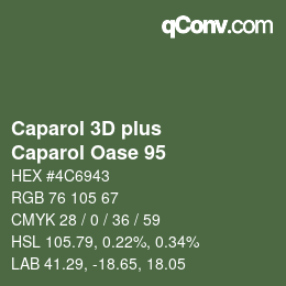 カラーコード: Caparol 3D plus - Caparol Oase 95 | qconv.com