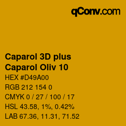Farbcode: Caparol 3D plus - Caparol Oliv 10 | qconv.com