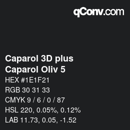 カラーコード: Caparol 3D plus - Caparol Oliv 5 | qconv.com