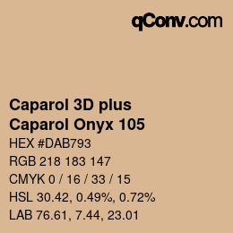 Code couleur: Caparol 3D plus - Caparol Onyx 105 | qconv.com