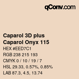 Code couleur: Caparol 3D plus - Caparol Onyx 115 | qconv.com