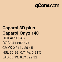 Farbcode: Caparol 3D plus - Caparol Onyx 140 | qconv.com