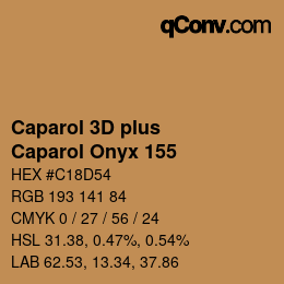 Code couleur: Caparol 3D plus - Caparol Onyx 155 | qconv.com