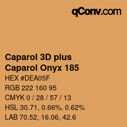 Código de color: Caparol 3D plus - Caparol Onyx 185 | qconv.com