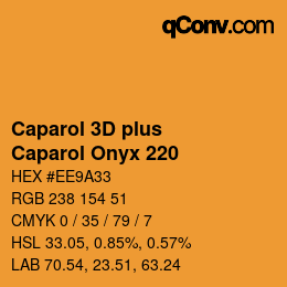 Color code: Caparol 3D plus - Caparol Onyx 220 | qconv.com