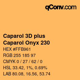 Color code: Caparol 3D plus - Caparol Onyx 230 | qconv.com