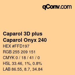 Color code: Caparol 3D plus - Caparol Onyx 240 | qconv.com