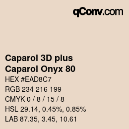 Farbcode: Caparol 3D plus - Caparol Onyx 80 | qconv.com