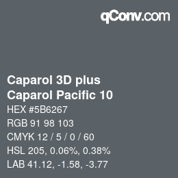 カラーコード: Caparol 3D plus - Caparol Pacific 10 | qconv.com
