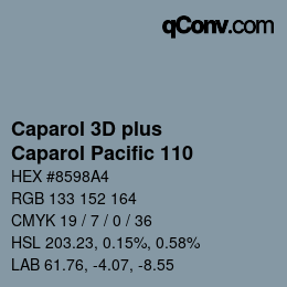 Color code: Caparol 3D plus - Caparol Pacific 110 | qconv.com