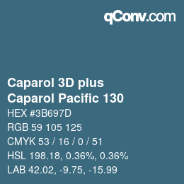 Color code: Caparol 3D plus - Caparol Pacific 130 | qconv.com