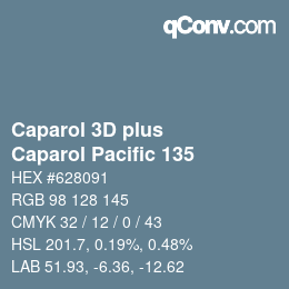 Color code: Caparol 3D plus - Caparol Pacific 135 | qconv.com