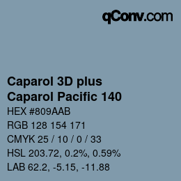 カラーコード: Caparol 3D plus - Caparol Pacific 140 | qconv.com