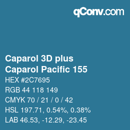 カラーコード: Caparol 3D plus - Caparol Pacific 155 | qconv.com