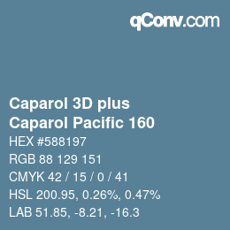 Color code: Caparol 3D plus - Caparol Pacific 160 | qconv.com