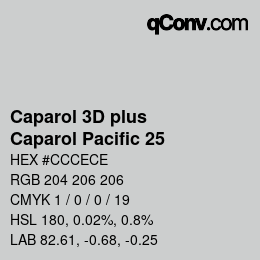 カラーコード: Caparol 3D plus - Caparol Pacific 25 | qconv.com