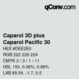 Farbcode: Caparol 3D plus - Caparol Pacific 30 | qconv.com