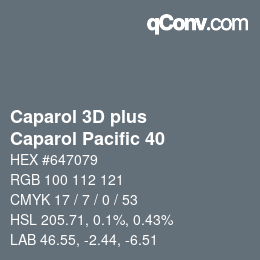 カラーコード: Caparol 3D plus - Caparol Pacific 40 | qconv.com