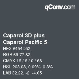 Color code: Caparol 3D plus - Caparol Pacific 5 | qconv.com