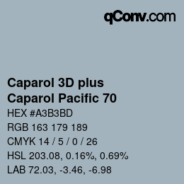 カラーコード: Caparol 3D plus - Caparol Pacific 70 | qconv.com