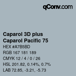 カラーコード: Caparol 3D plus - Caparol Pacific 75 | qconv.com