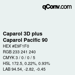 Código de color: Caparol 3D plus - Caparol Pacific 90 | qconv.com