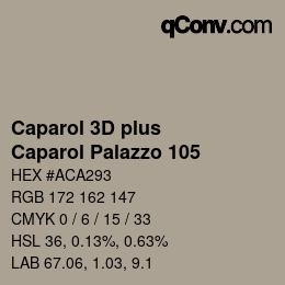 Farbcode: Caparol 3D plus - Caparol Palazzo 105 | qconv.com