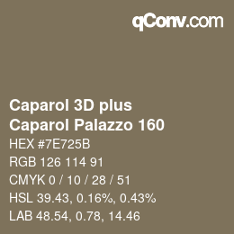 Color code: Caparol 3D plus - Caparol Palazzo 160 | qconv.com