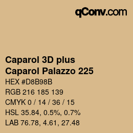 カラーコード: Caparol 3D plus - Caparol Palazzo 225 | qconv.com