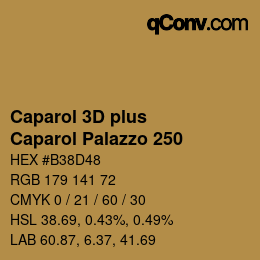 カラーコード: Caparol 3D plus - Caparol Palazzo 250 | qconv.com