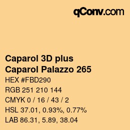 カラーコード: Caparol 3D plus - Caparol Palazzo 265 | qconv.com