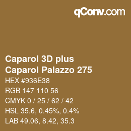 Farbcode: Caparol 3D plus - Caparol Palazzo 275 | qconv.com