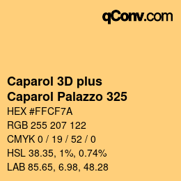 Color code: Caparol 3D plus - Caparol Palazzo 325 | qconv.com