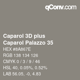 Farbcode: Caparol 3D plus - Caparol Palazzo 35 | qconv.com