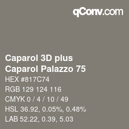 Farbcode: Caparol 3D plus - Caparol Palazzo 75 | qconv.com