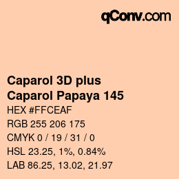 カラーコード: Caparol 3D plus - Caparol Papaya 145 | qconv.com