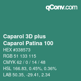 カラーコード: Caparol 3D plus - Caparol Patina 100 | qconv.com