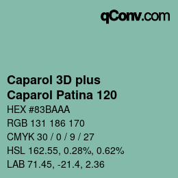 カラーコード: Caparol 3D plus - Caparol Patina 120 | qconv.com