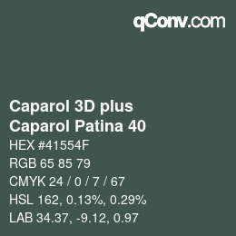 Farbcode: Caparol 3D plus - Caparol Patina 40 | qconv.com