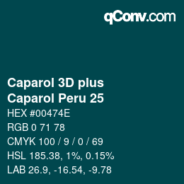 Color code: Caparol 3D plus - Caparol Peru 25 | qconv.com