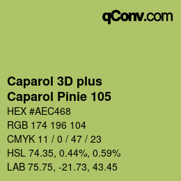 カラーコード: Caparol 3D plus - Caparol Pinie 105 | qconv.com
